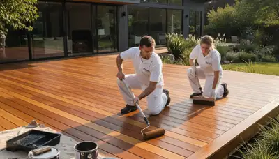 Professional deck staining and wood protection in San Francisco, CA by expert painters