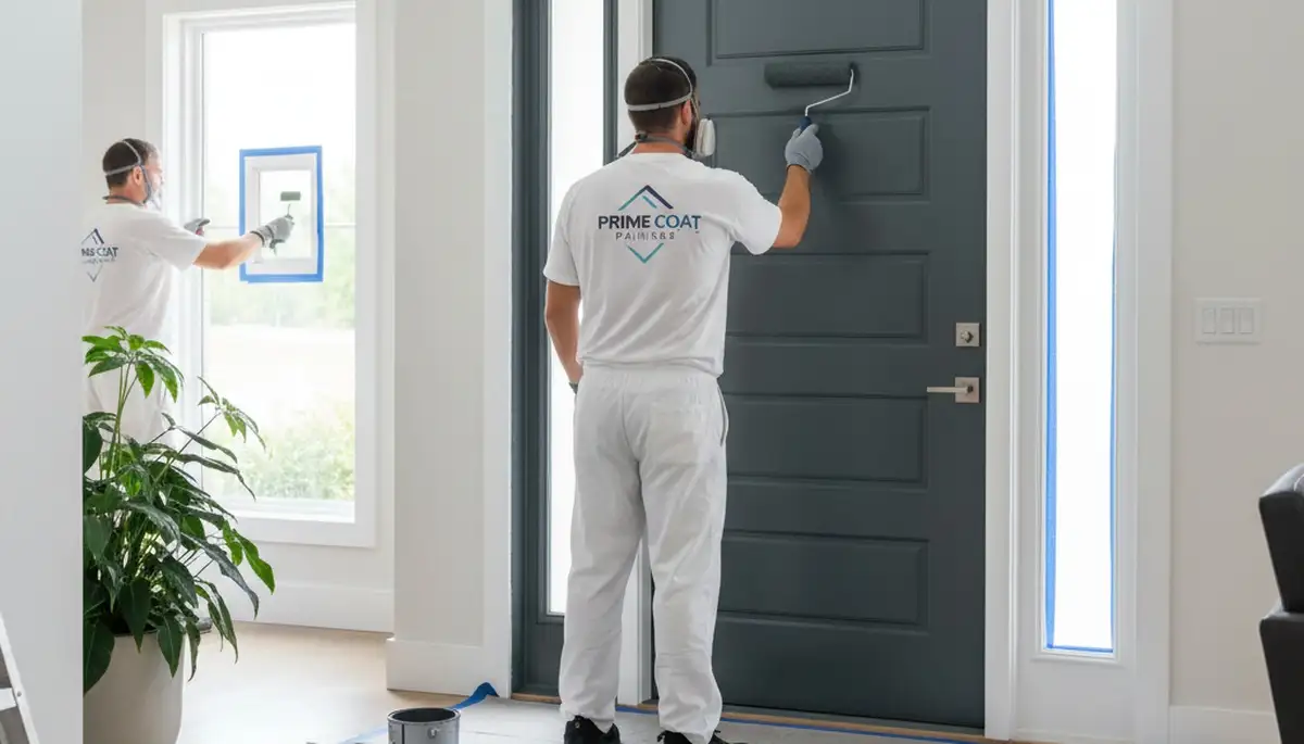 Professional door painting service in San Francisco, CA enhancing curb appeal and weather protection
