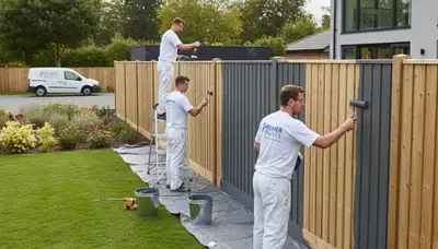 Professional fence painting in San Francisco, CA protecting wood fences from coastal moisture