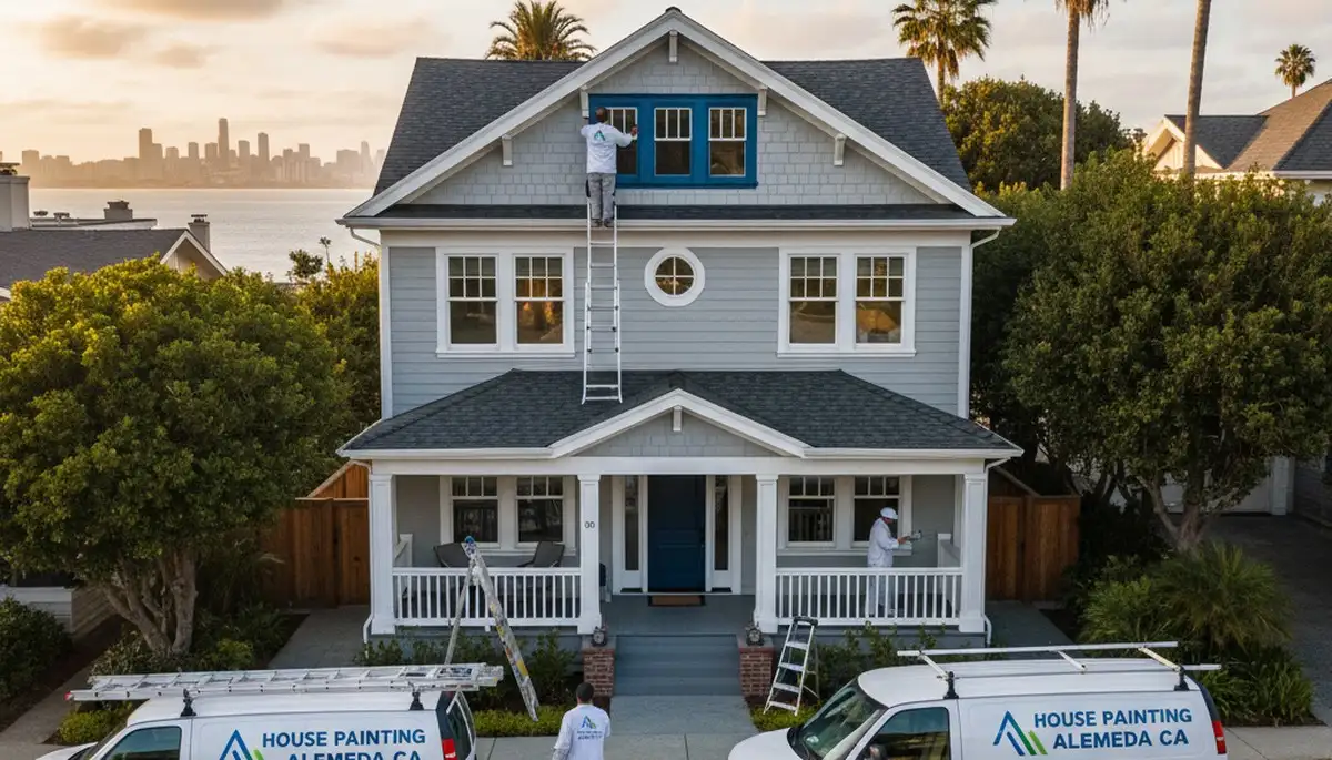 Professional house painters in San Francisco CA providing expert exterior home painting services
