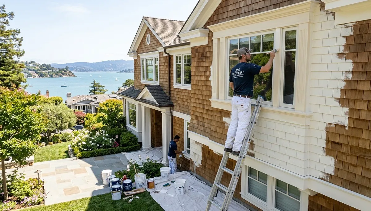 Professional house painters in San Francisco CA providing expert residential exterior painting services
