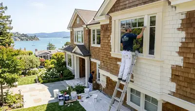 Professional house painters in San Francisco CA providing expert residential exterior painting services