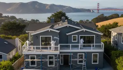 Professional house painters in San Francisco CA providing expert residential exterior painting services