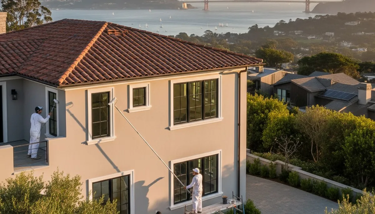 Professional house painters in San Francisco CA providing expert residential exterior painting