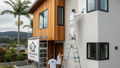 Professional house painter serving San Francisco, CA for interior and exterior residential painting services