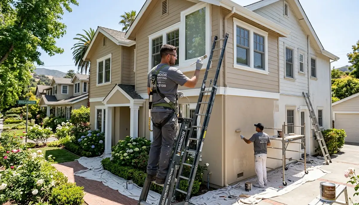 Professional house painter in San Francisco CA providing expert residential painting services