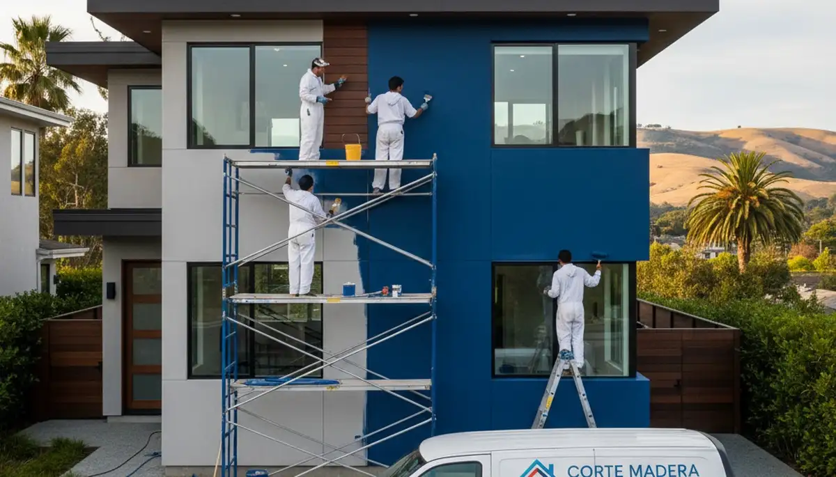 Professional house painter serving San Francisco, CA, for interior and exterior painting services