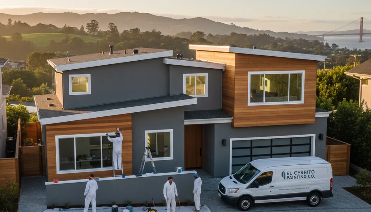 Professional house painter in San Francisco, CA providing exterior and interior painting services
