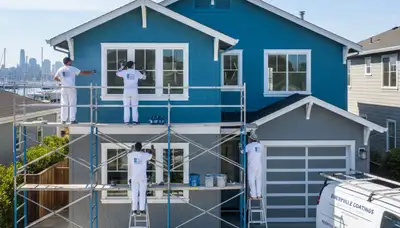 Professional house painters in San Francisco, CA providing expert exterior home painting services