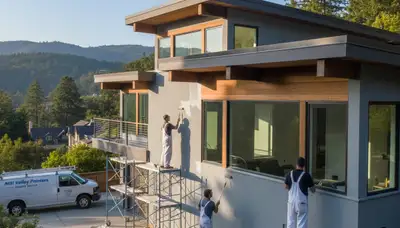 Professional house painting service in San Francisco, CA, by skilled local painters