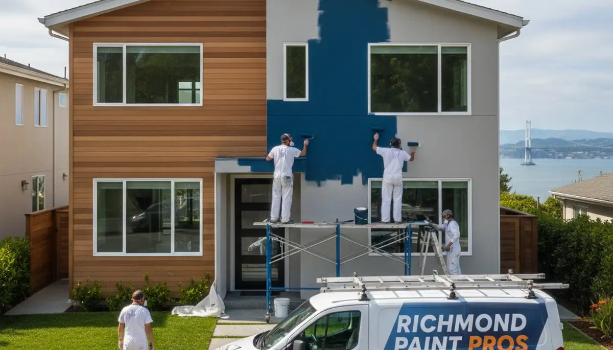 Professional house painter in San Francisco, CA providing interior and exterior painting services