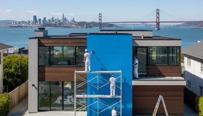 Professional house painting service in San Francisco CA exterior residential painters