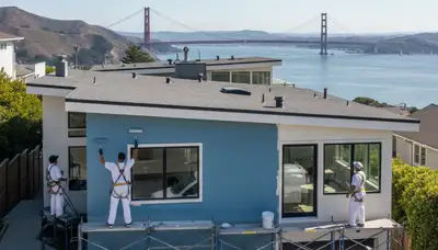 Professional house painters in San Francisco CA providing expert exterior home painting services