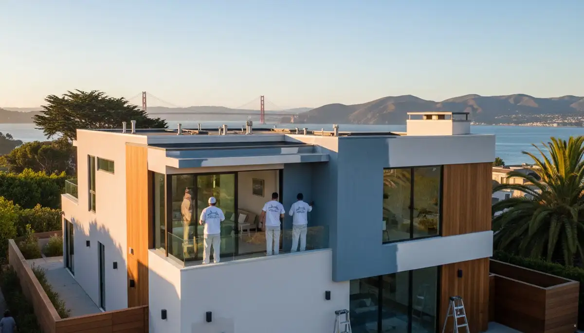 Professional house painters in San Francisco CA providing expert residential exterior painting services