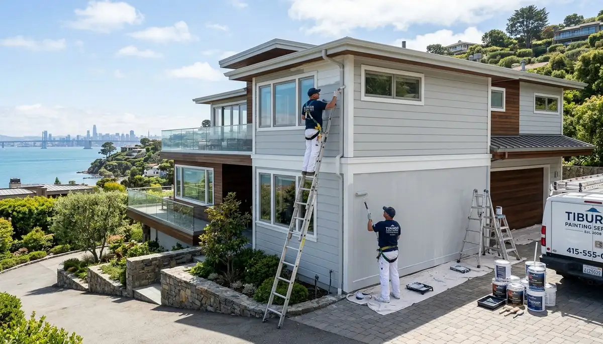 Professional house painters in San Francisco CA providing expert residential exterior painting services
