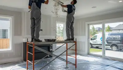 Professional popcorn ceiling removal service in San Francisco, CA home interior renovation