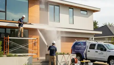 Professional pressure washing San Francisco CA home exterior by expert house painters